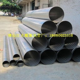 定做螺旋風管，信賴江大螺旋風管廠——交貨期快，質量保證